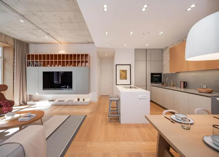 アパート 2 Bedroom I 85 M2 I W-balcony I Malunu St I Cohost ヴィリニュス